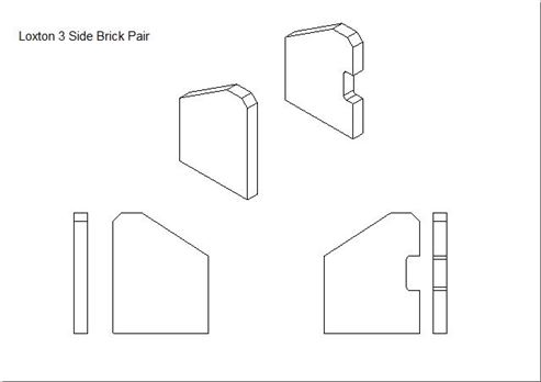 Picture of Loxton 3 Side Brick Set (Pair)