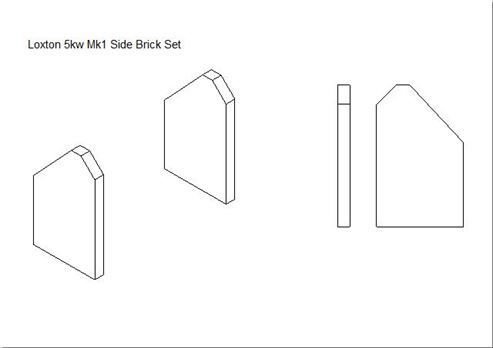 Picture of Loxton - Churchill 5kW mk1 Side Brick Set (Pair)