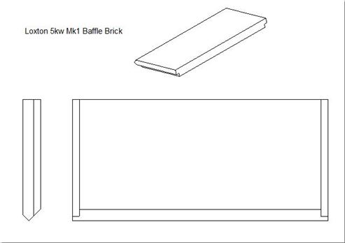 Picture of Loxton - Churchill 5kW mk1 Baffle Brick