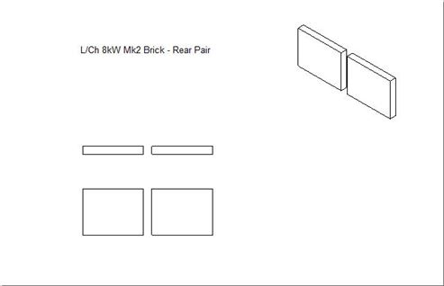 Picture of Rear Brick Set