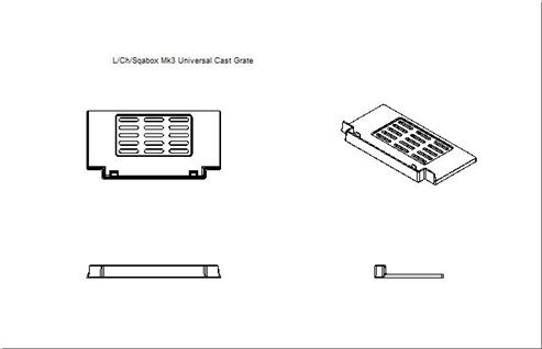 Picture of Universal Cast Iron Grate - Mendip Mk.3 & 4