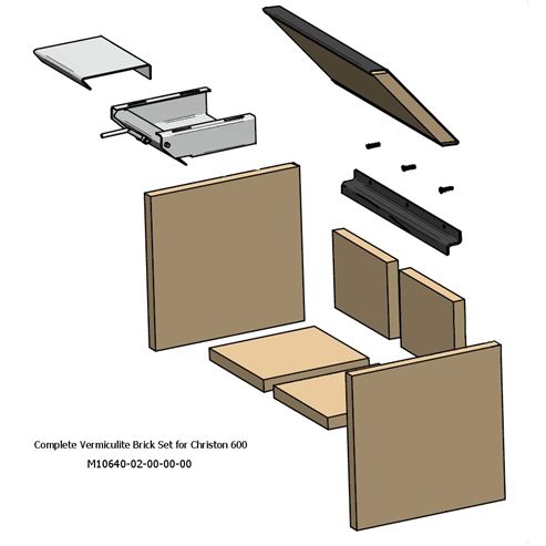 Picture of Complete Fire Brick Set - Christon 600