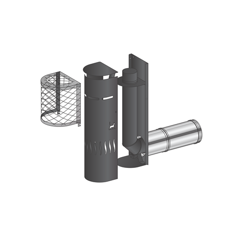 Picture for category Gas Flue Kit 2 - Snorkel Terminal