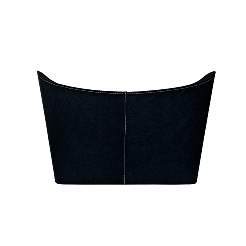 Picture of Large Dark Grey Log Basket