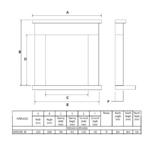 Picture of Charlton Surround - 48"