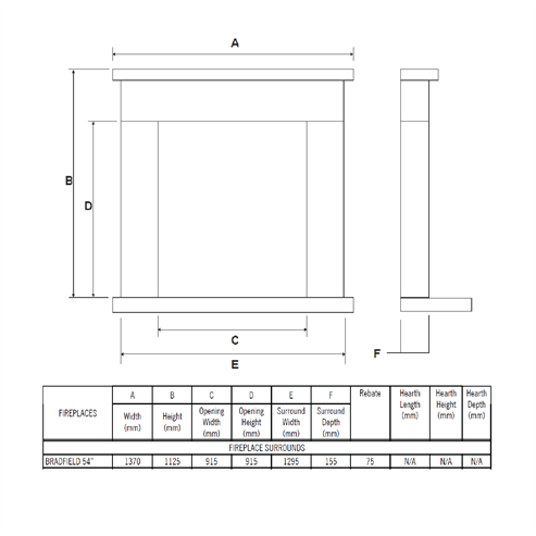 Picture of Bradfield Surround - 54"