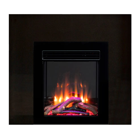 Picture of 37" x 37" Black Granite Back Panel - Gas / Electric Fires Only