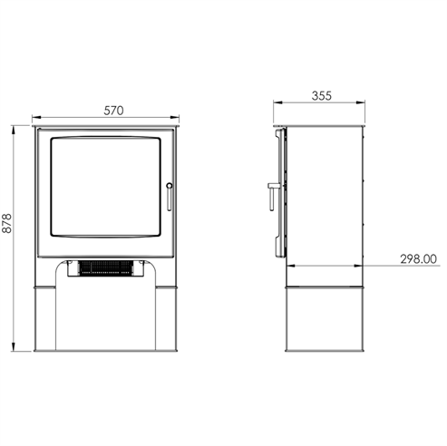 Picture of Woodland Ilektro Electric LCD Logstore