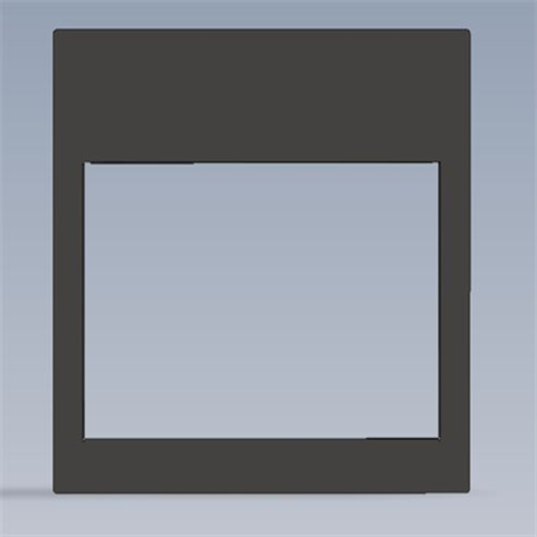 Picture of Ilektro  950 Aspect fireplace back panel