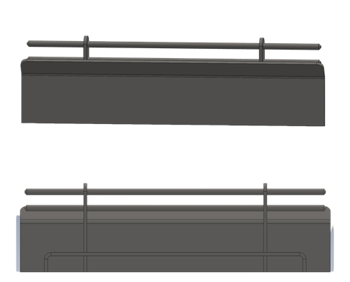 Picture of Ashcott Wide V2 ( no ashpan) Log Retainer V2